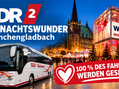 WDR 2 Weihnachtswunder in Mönchengladbach - WARTELISTE